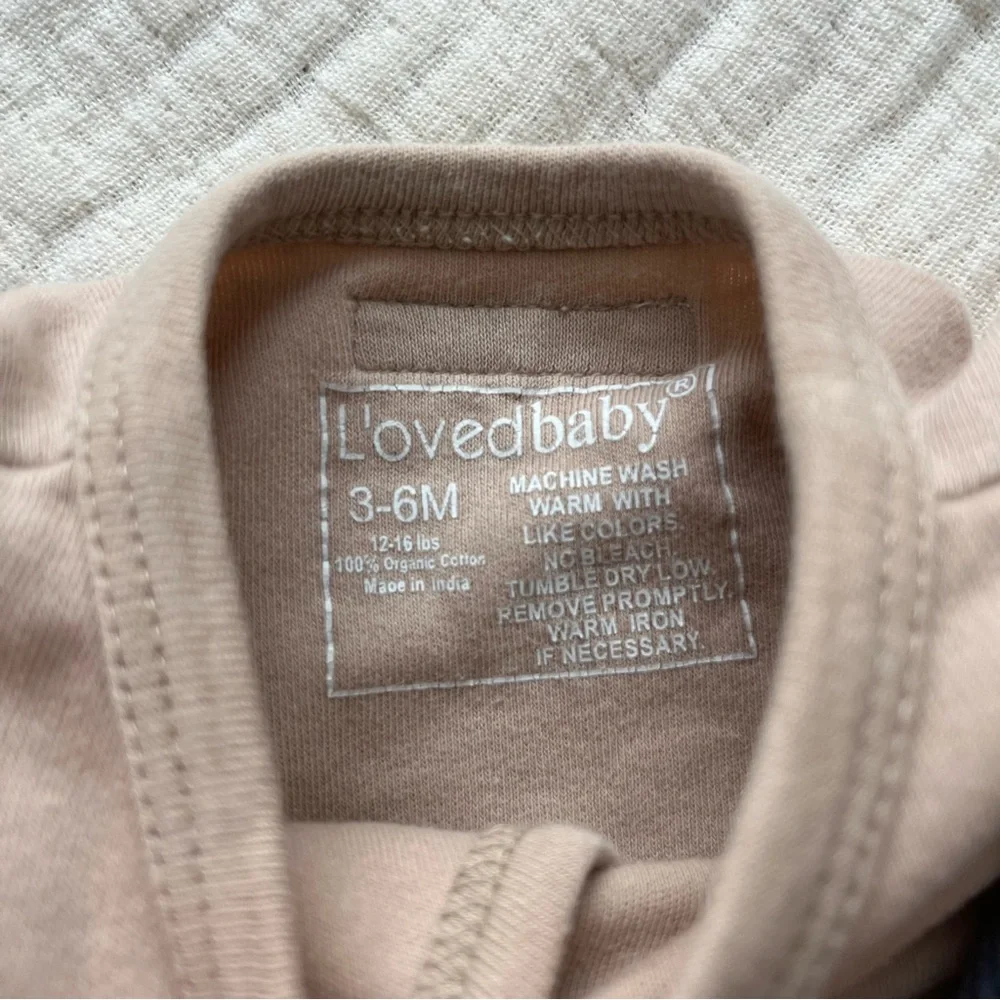 Zara + H&M + L’ovedbaby ribbed kimono bodysuit + plush sweat pants baby boy set